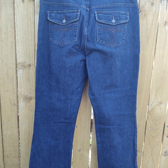 Ladies plus size 16 Lauren Ralph Lauren LRL classic boot cut dark wash jeans - Picture 7 of 7